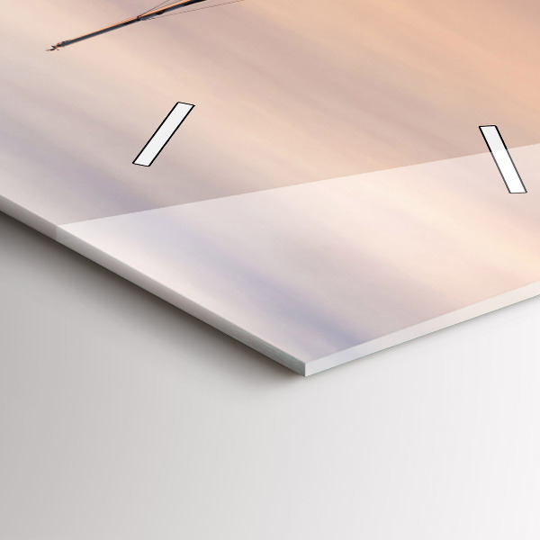 Reloj de cristal vertical Lago Balaton USA - espejomat.es