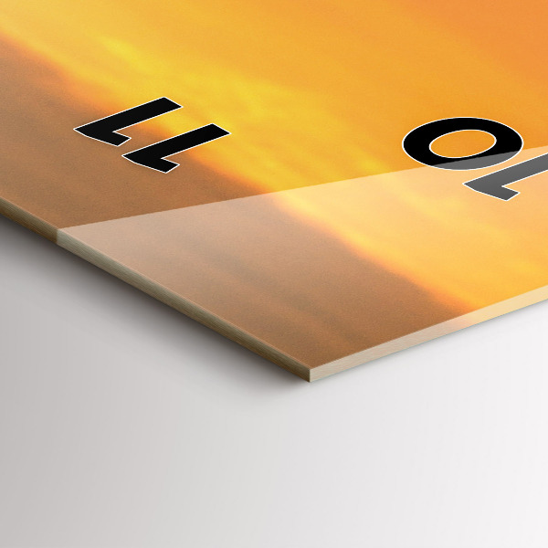 Reloj vertical Pradera de lavanda Francia - espejomat.es