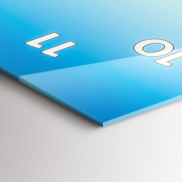 Reloj vertical Esquiador en los Alpes - espejomat.es