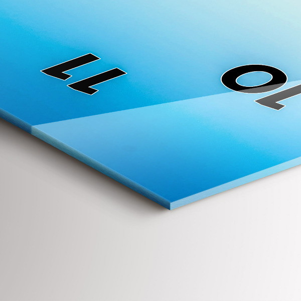 Reloj vertical Esquiador en los Alpes - espejomat.es