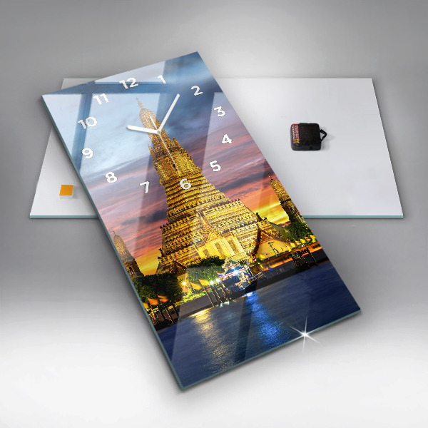 Reloj vertical Templo en Bangkok Tailandia - espejomat.es