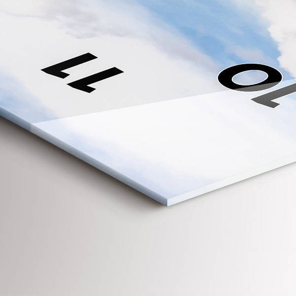 Reloj vertical Isla en Tailandia - espejomat.es