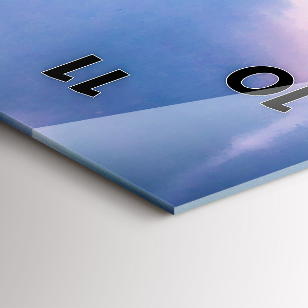 Reloj de vidrio vertical Géiser en la isla de Islandia - espejomat.es