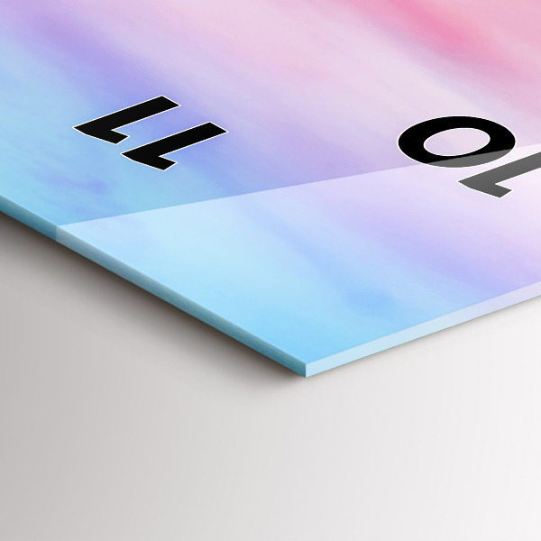 Reloj vertical Vista de montaña Islandia - espejomat.es