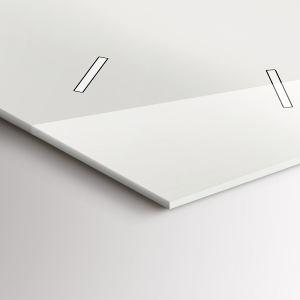 Reloj de cristal vertical Paisaje forestal - espejomat.es