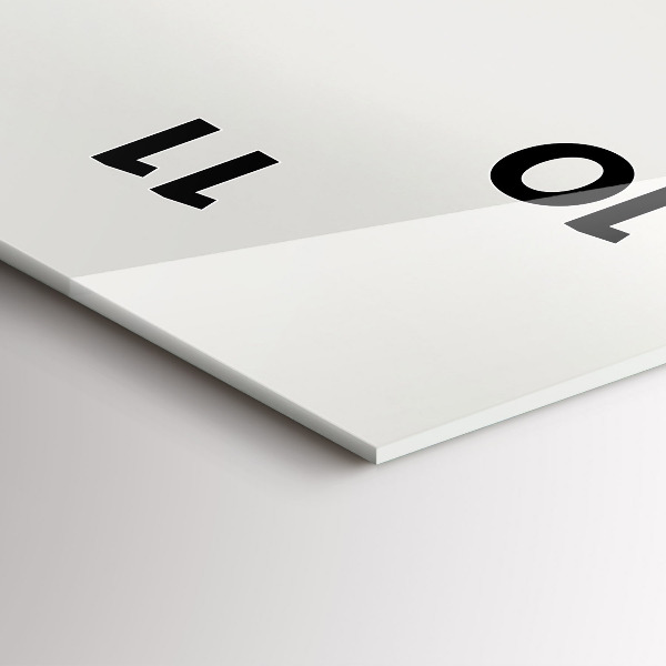 Reloj de cristal vertical Paisaje forestal - espejomat.es