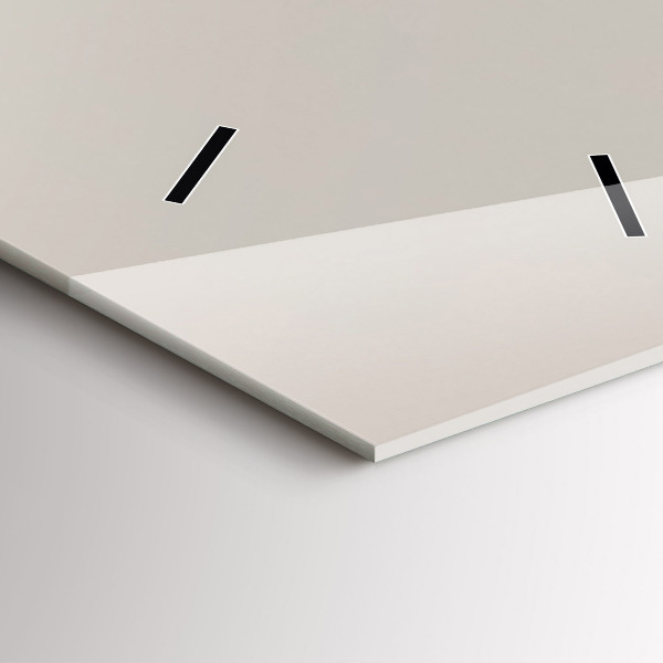 Reloj de vidrio vertical Abstractas montañas doradas - espejomat.es