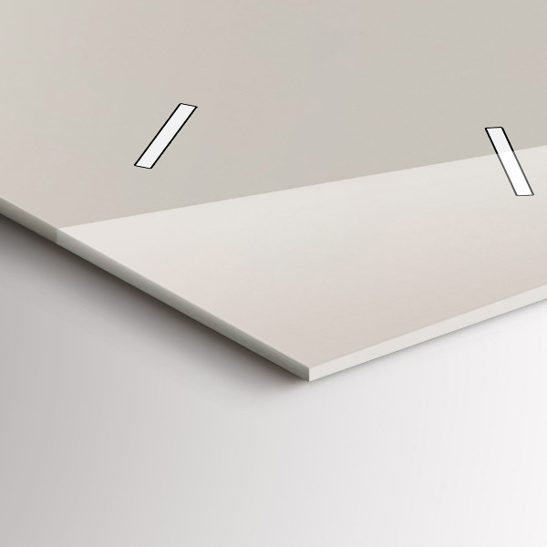 Reloj de vidrio vertical Abstractas montañas doradas - espejomat.es