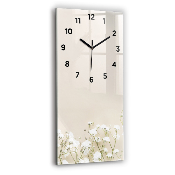 Reloj vertical Flores en flor - espejomat.es
