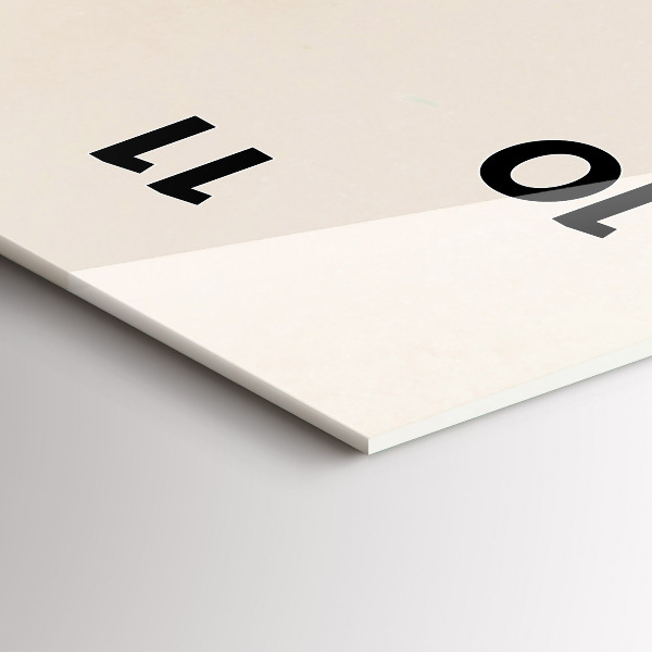 Reloj vertical Flores en flor - espejomat.es