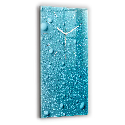 Reloj vertical Gotas de agua - espejomat.es