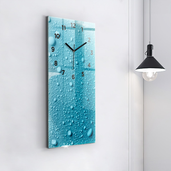 Reloj vertical Gotas de agua - espejomat.es
