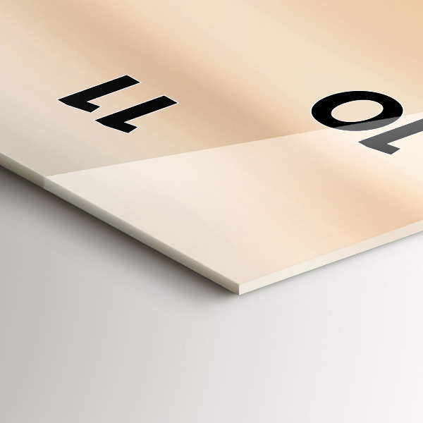 Reloj vertical Campo amanecer - espejomat.es