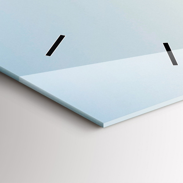 Reloj vertical Montañas y campos - espejomat.es