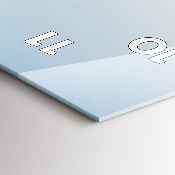 Reloj vertical Montañas y campos - espejomat.es