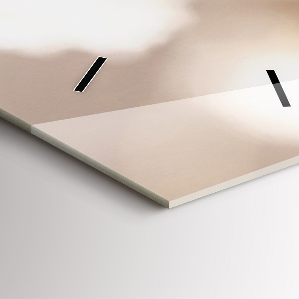 Reloj vertical Pequeñas flores blancas - espejomat.es