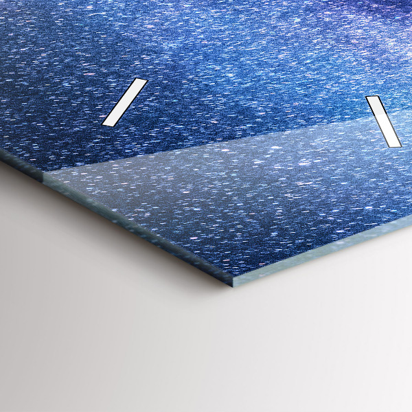 Reloj vertical Vía láctea - espejomat.es