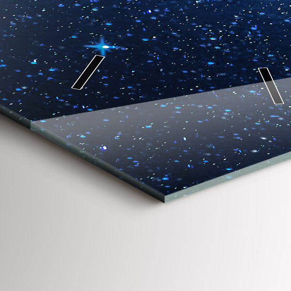 Reloj de cristal vertical Cielo nocturno - espejomat.es