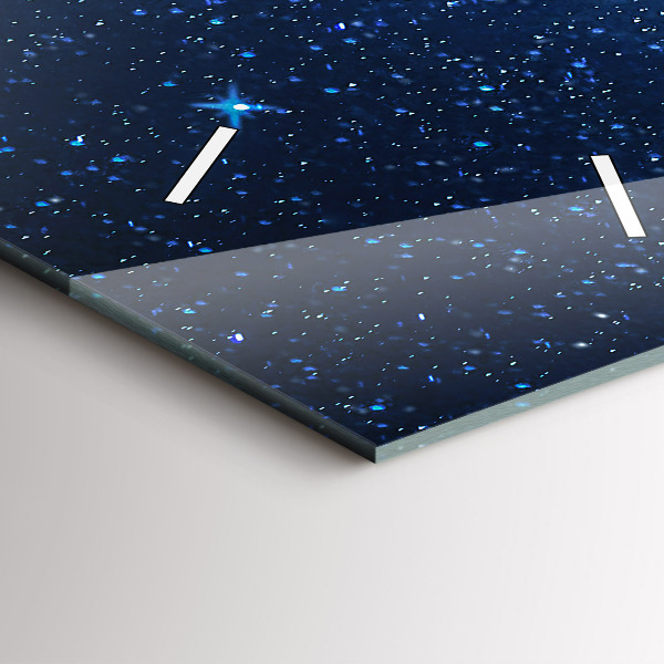 Reloj de cristal vertical Cielo nocturno - espejomat.es