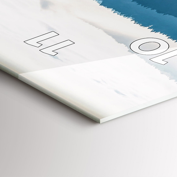 Reloj vertical Paisaje de montaña - espejomat.es