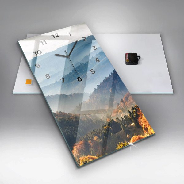 Reloj vertical Paisaje de montaña - espejomat.es