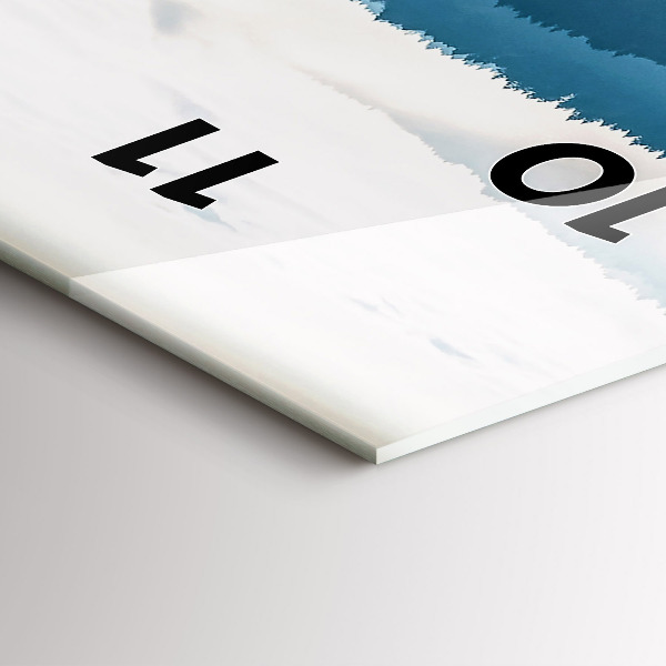 Reloj vertical Paisaje de montaña - espejomat.es