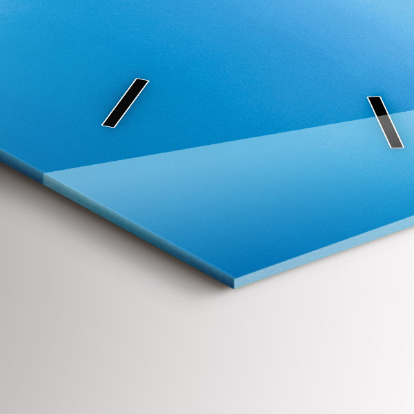 Reloj de vidrio vertical Isla tropical - espejomat.es