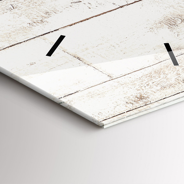 Reloj vertical Tablas de madera clara - espejomat.es