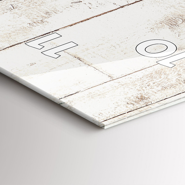 Reloj vertical Tablas de madera clara - espejomat.es