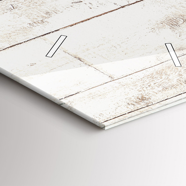 Reloj vertical Tablas de madera clara - espejomat.es