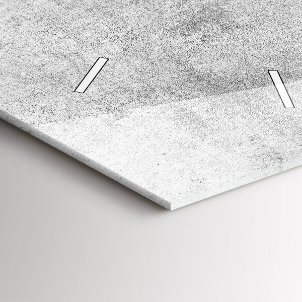 Reloj de vidrio vertical Pared de hormigón - espejomat.es