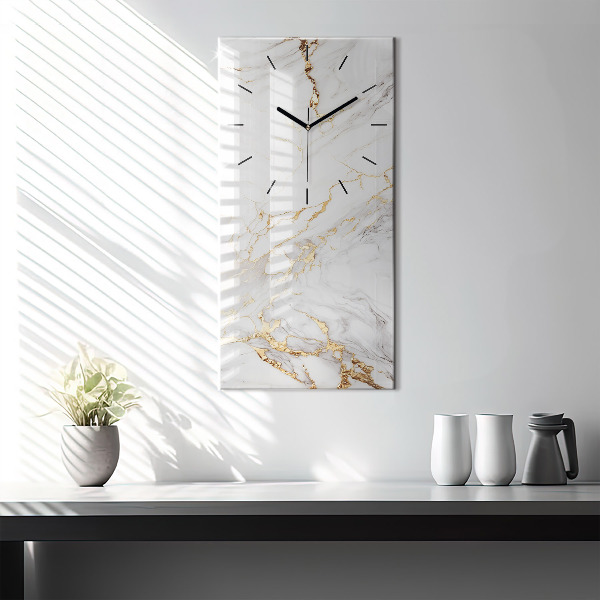 Reloj vertical Mármol decorativo - espejomat.es