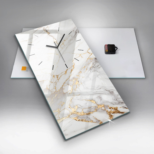 Reloj vertical Mármol decorativo - espejomat.es