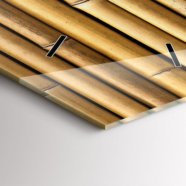 Reloj vertical Palos de bambú - espejomat.es