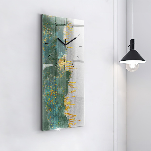 Reloj de cristal vertical Motivo decorativo - espejomat.es