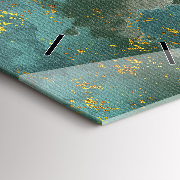 Reloj de cristal vertical Motivo decorativo - espejomat.es