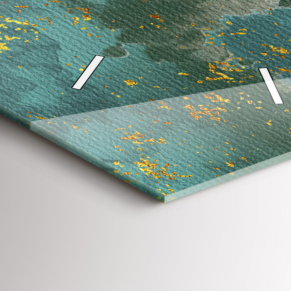 Reloj de cristal vertical Motivo decorativo - espejomat.es