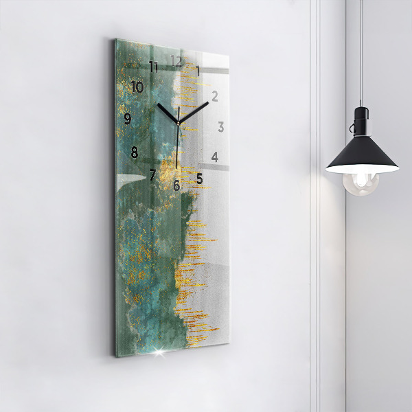 Reloj de cristal vertical Motivo decorativo - espejomat.es