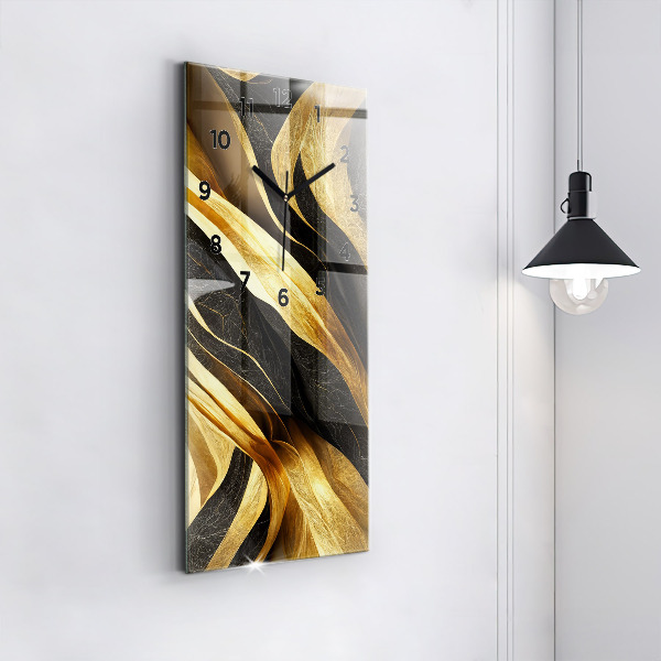 Reloj de cristal vertical Abstracción elegante - espejomat.es