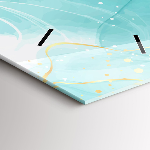 Reloj vertical Mármol abstracto - espejomat.es