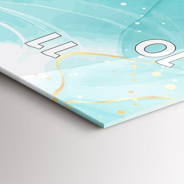 Reloj vertical Mármol abstracto - espejomat.es