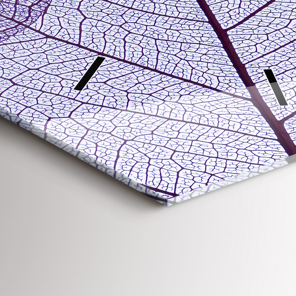 Reloj de cristal vertical Hojas - naturaleza - espejomat.es