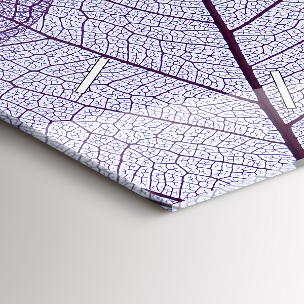 Reloj de cristal vertical Hojas - naturaleza - espejomat.es