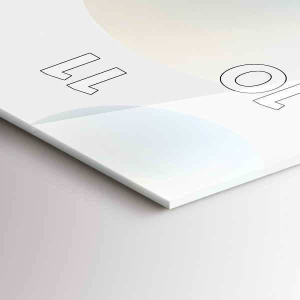 Reloj vertical Pelotas abstractas - espejomat.es