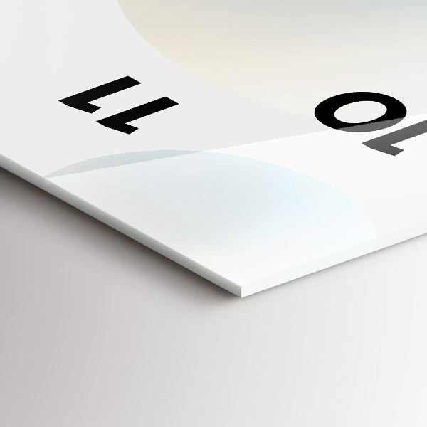 Reloj vertical Pelotas abstractas - espejomat.es