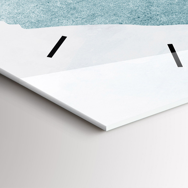 Reloj vertical Ballena abstracta - espejomat.es