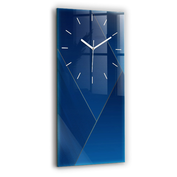 Reloj de vidrio vertical Abstracción ornamental - espejomat.es