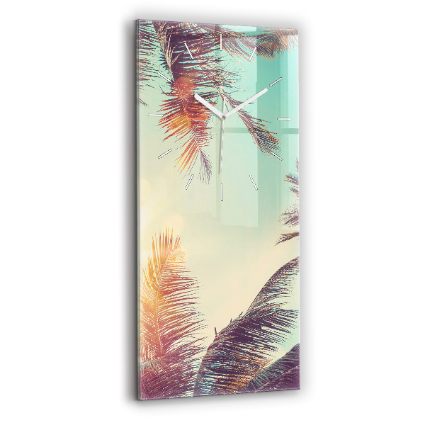 Reloj vertical Palmeras tropicales - espejomat.es