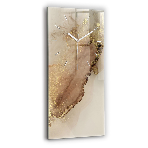 Reloj vertical Arte moderno beige - espejomat.es