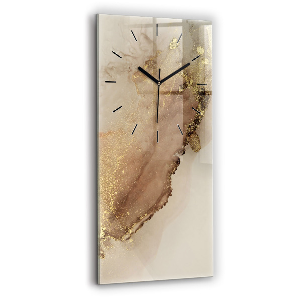 Reloj vertical Arte moderno beige - espejomat.es